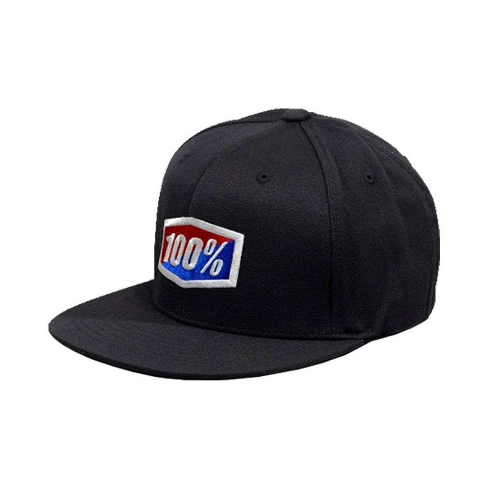Boné 100% Snapback Preto