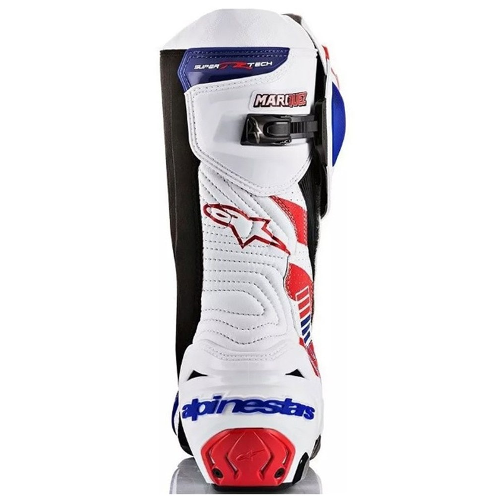 Bota Alpinestars Supertech R Branco Vermelho Azul Vented