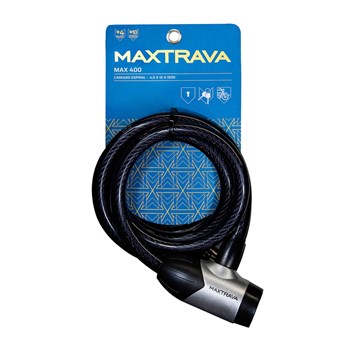 Cadeado Maxtrava Espiral 12X1500MM Fume MAX400
