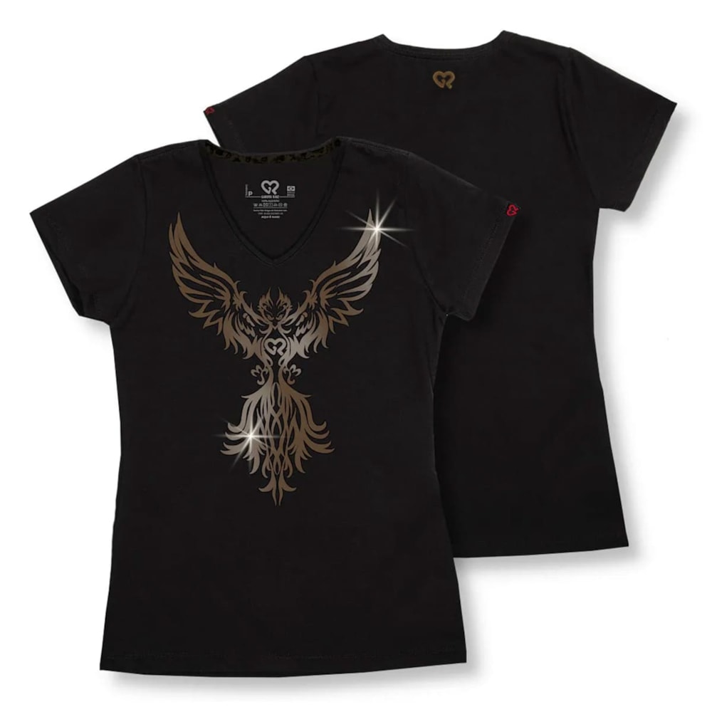 Camiseta SR Feminino Baby Look Gola V Gr Strong Fenix
