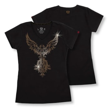 Camiseta SR Feminino Baby Look Gola V Gr Strong Fenix