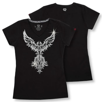 Camiseta SR Feminino Baby Look Gola V Gr Strong Fenix