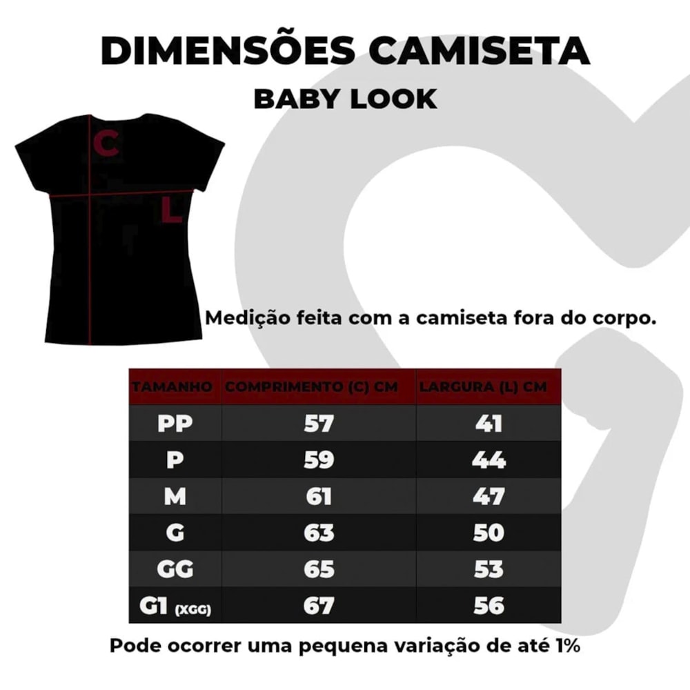 Camiseta SR Feminino Baby Look Gola V Gr Strong Mexicana