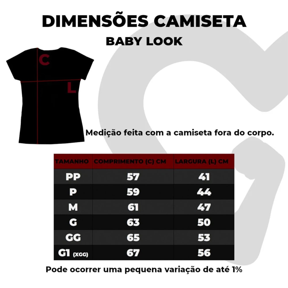 Camiseta SR Feminino Baby Look Gola V Gr Strong Race Like a Girl