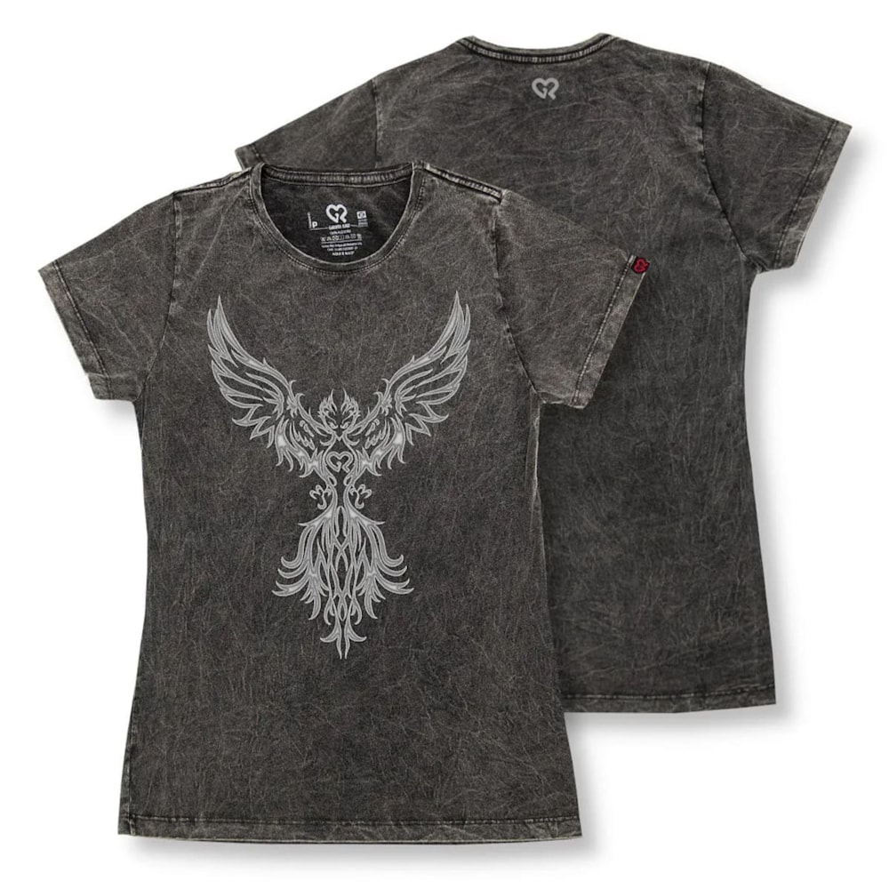 Camiseta SR Feminino Baby Look Gr Soft Stone Fenix