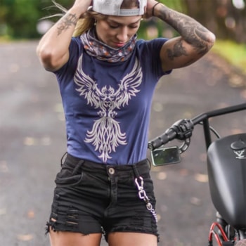 Camiseta SR Feminino Baby Look Gr Strong Fenix