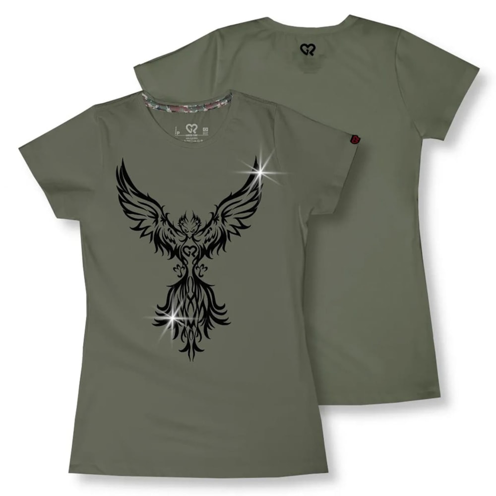 Camiseta SR Feminino Baby Look Gr Strong Fenix