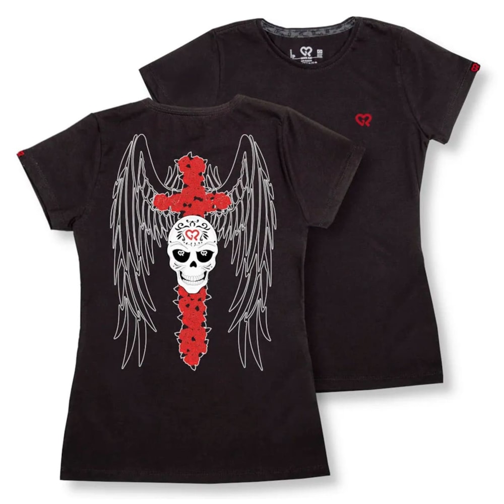 Camiseta SR Feminino Baby Look Gr Strong Justica e Liberdade Garota