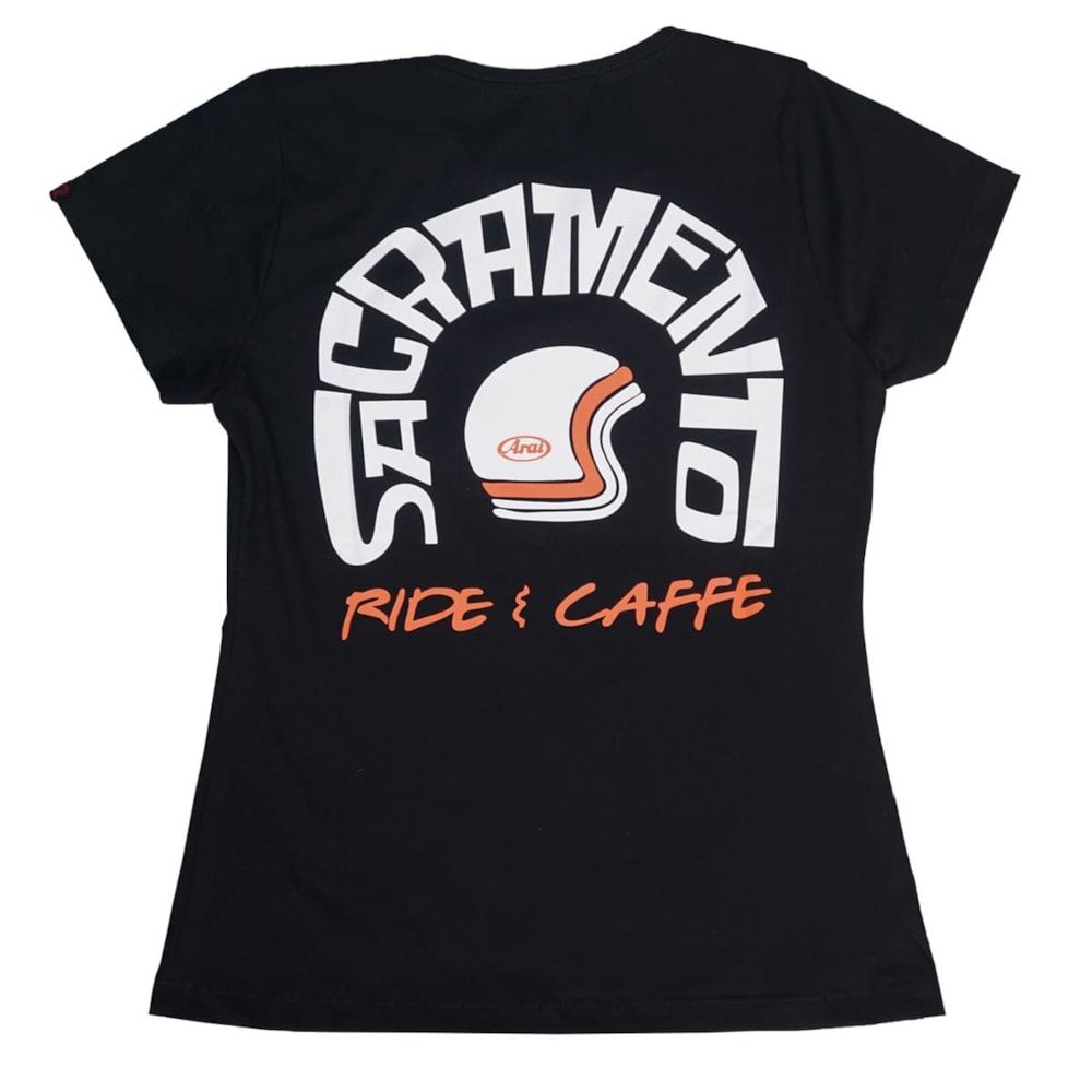 Camiseta SR Feminino Baby Look Sacramento Ride Caffe