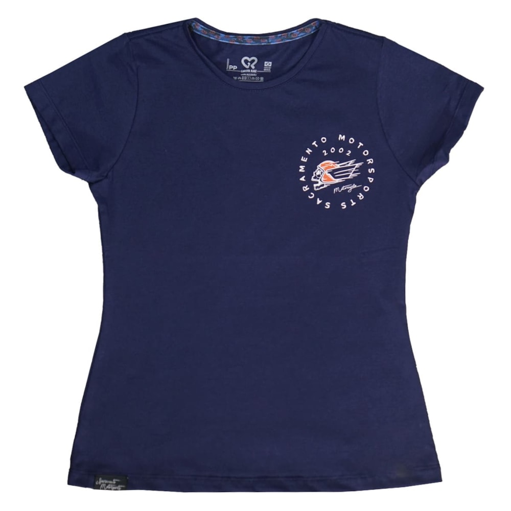 Camiseta SR Feminino Baby Look Sacramento Skull