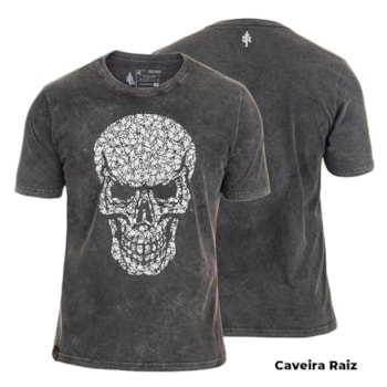 Camiseta SR Soft Stone Caveira Raiz