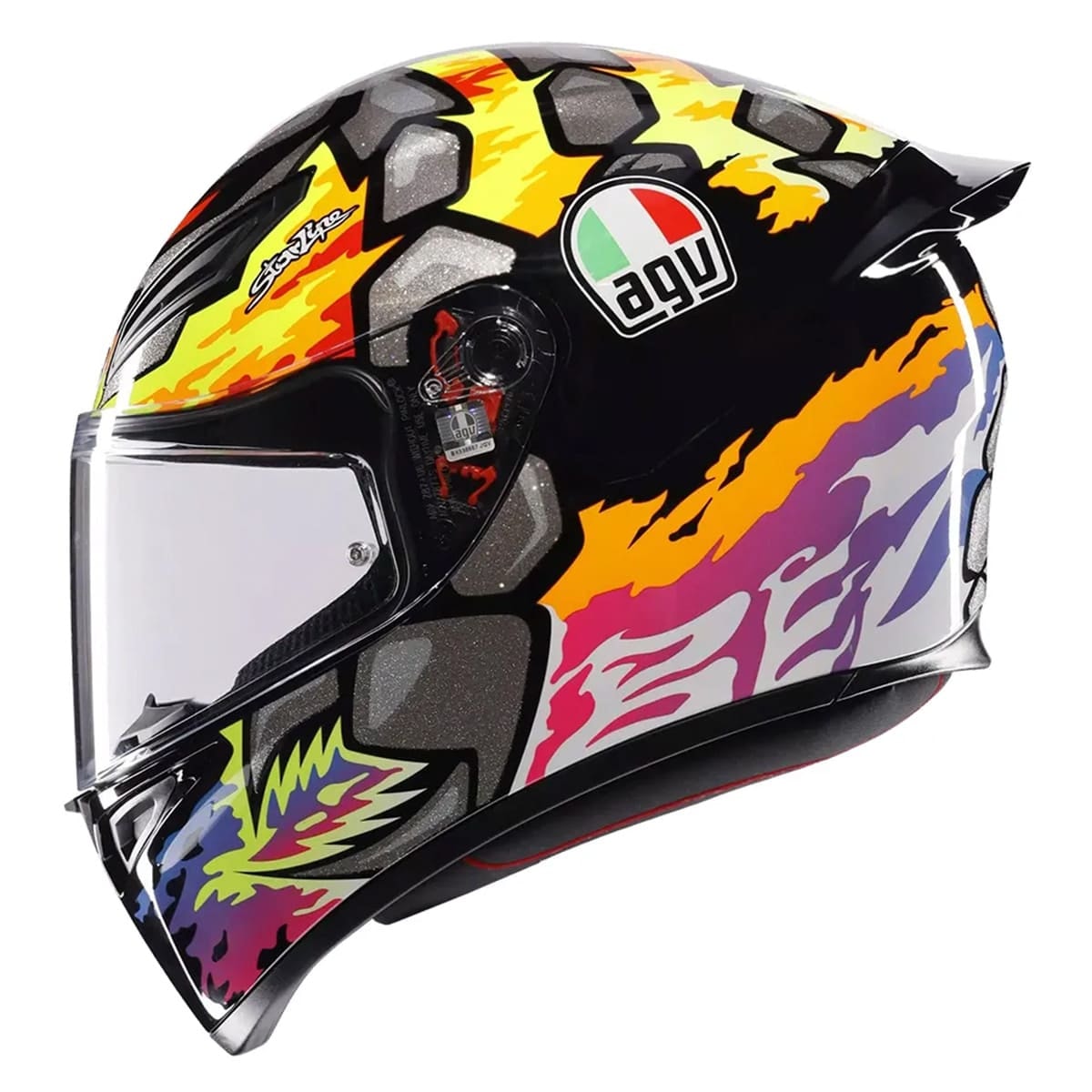 ま*ん様 AGV K1 S Bezzecchi 2023 Sサイズ Capacete AGV K1 S Bezzecchi 2023 Replica - Sacramento