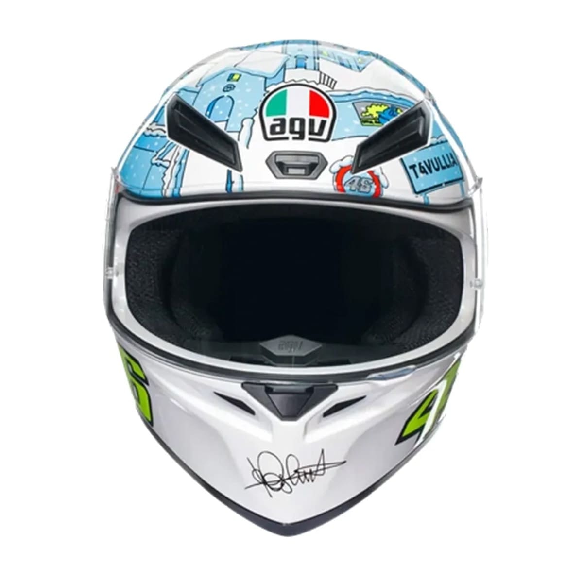 ぽぽ未使用！AGV K1 S ROSSI WINTER TEST 2017 限定 Capacete AGV K1 S Rossi Winter Test 2017 Replica - Sacramento