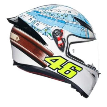 Capacete AGV K1 S Rossi Winter Test 2017 Replica
