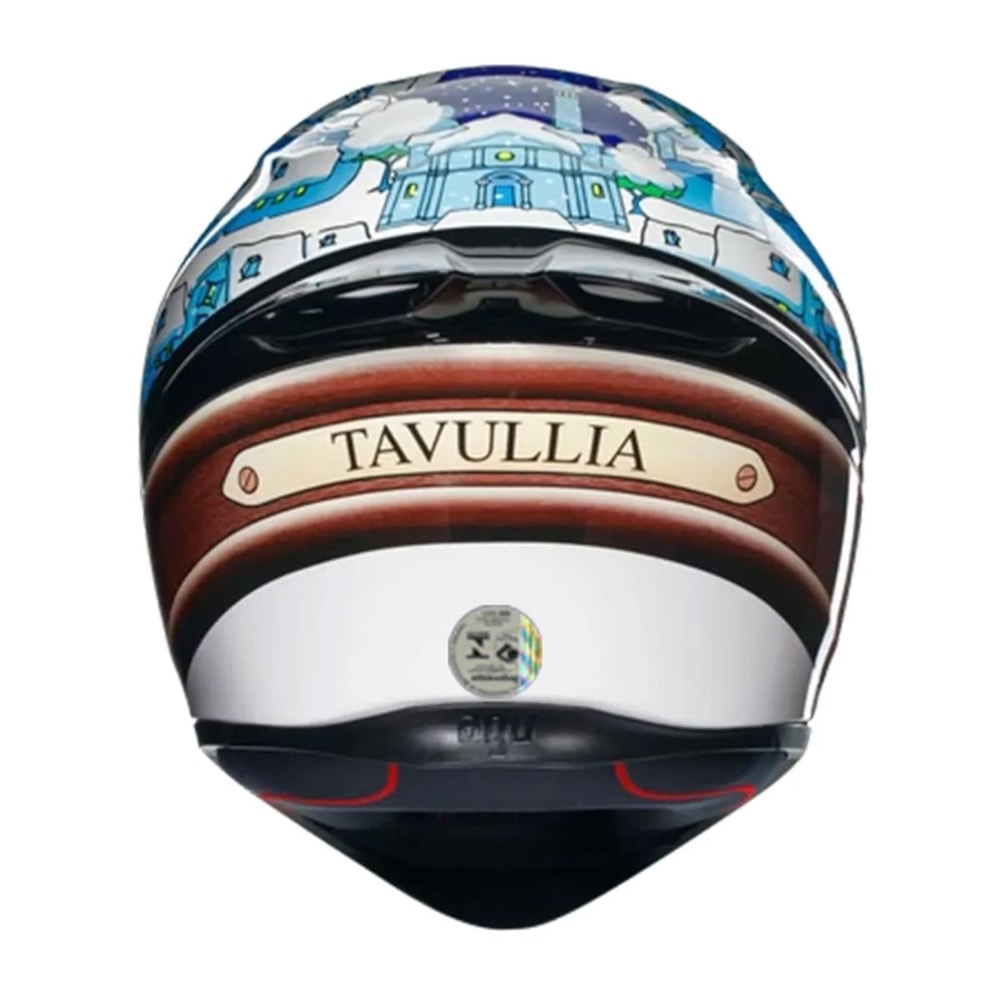 Capacete AGV K1 S Rossi Winter Test 2017 Replica