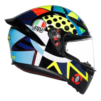 Capacete AGV K1 S Rossi Winter Teste 2020 Replica