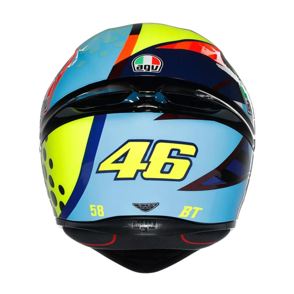 Capacete AGV K1 S Rossi Winter Teste 2020 Replica