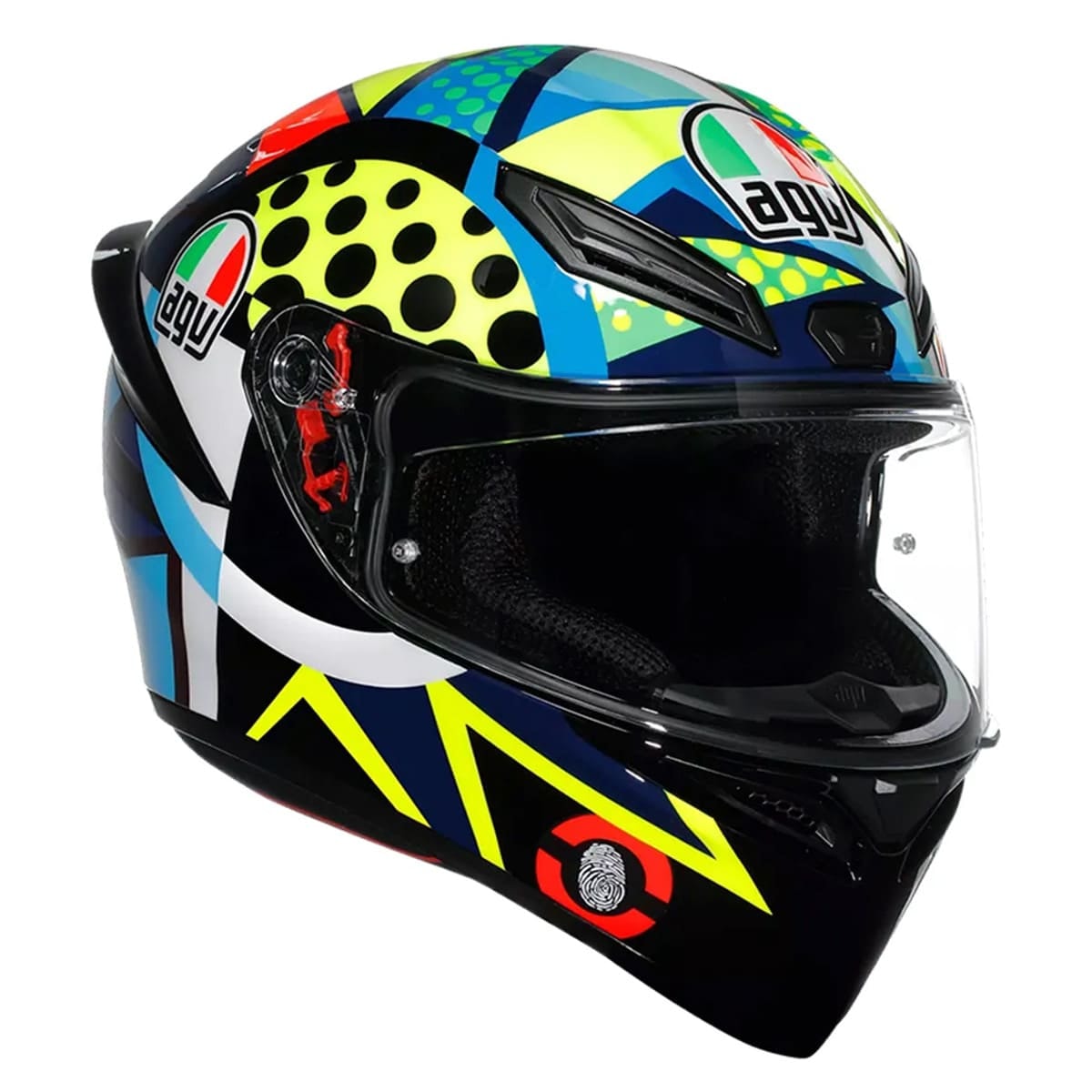 Capacete AGV K1 S Rossi Winter Teste 2020 Replica - Sacramento