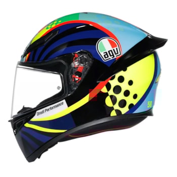 Capacete AGV K1 S Rossi Winter Teste 2020 Replica