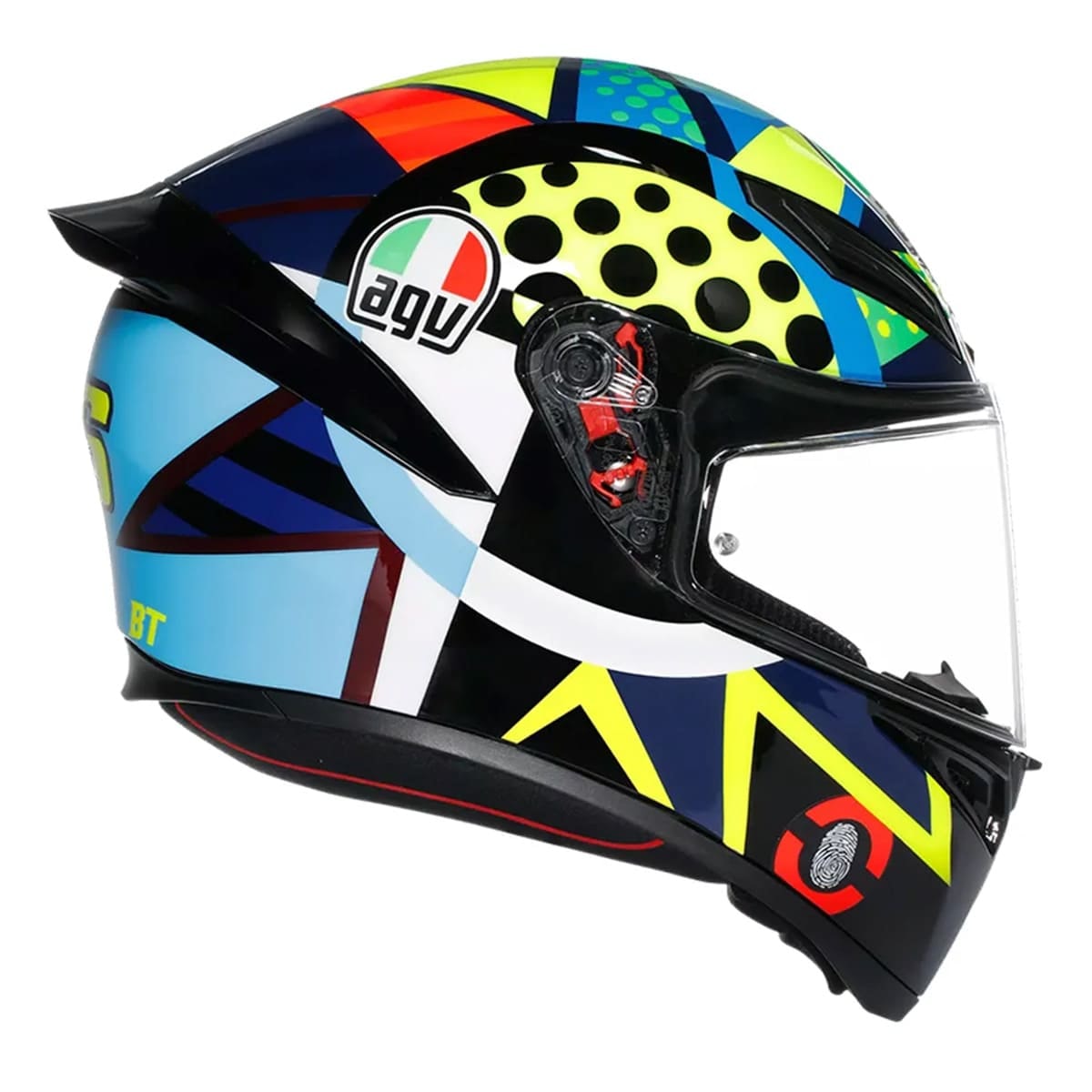 Capacete AGV K1 S Rossi Winter Teste 2020 Replica - Sacramento