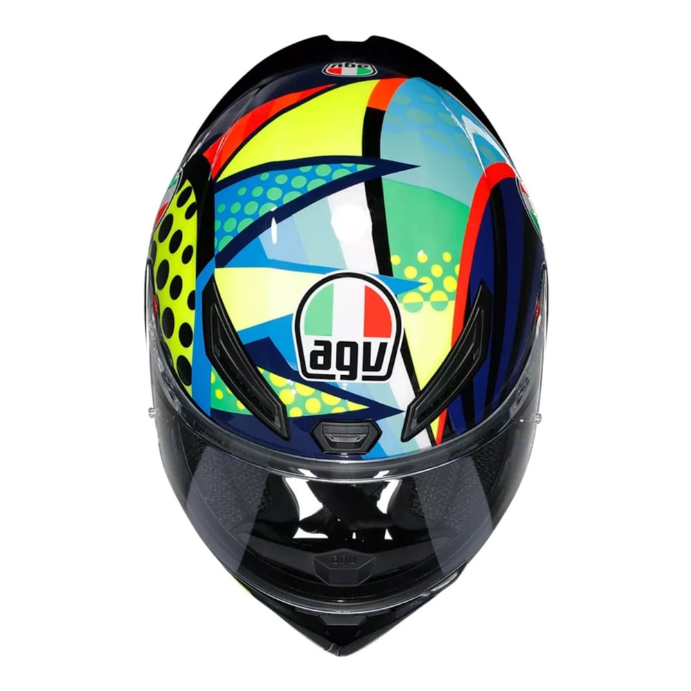 Capacete AGV K1 S Rossi Winter Teste 2020 Replica