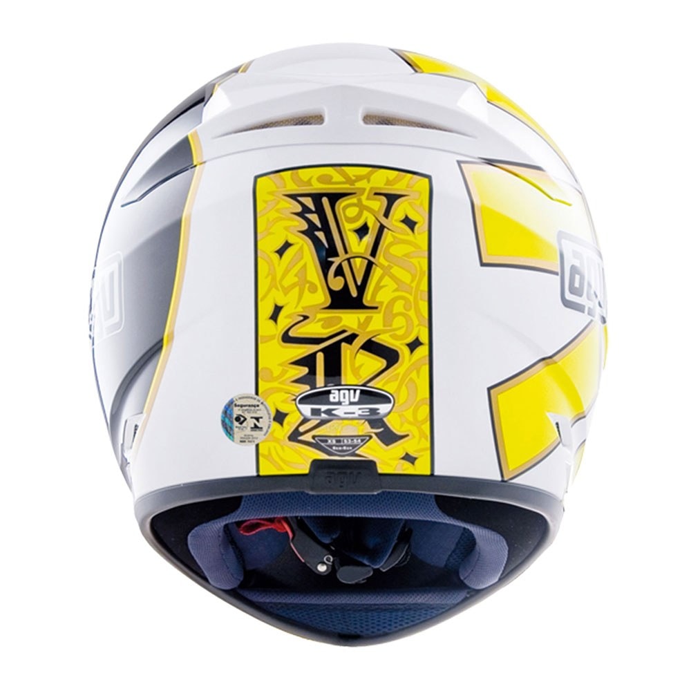 agv k3 gothic 46 white Helmet - Mono and aerodynamic performance to the next level. Capacete AGV K3 Gothic 46