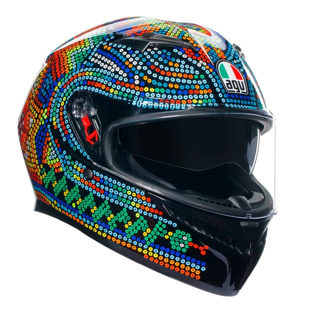 Capacete AGV K3 Rossi Winter Test 2018 Replica