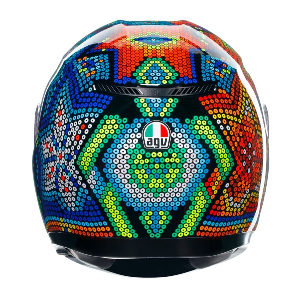 Capacete AGV K3 Rossi Winter Test 2018 Replica