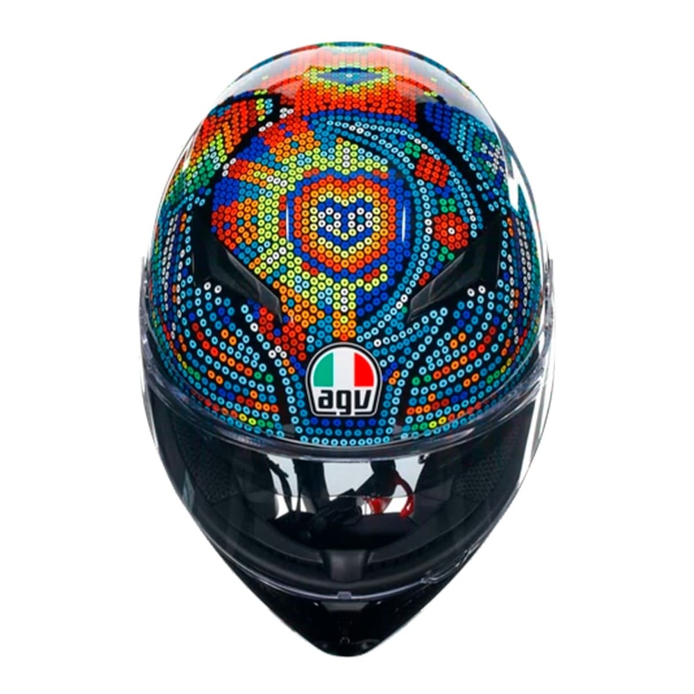 Capacete AGV K3 Rossi Winter Test 2018 Replica