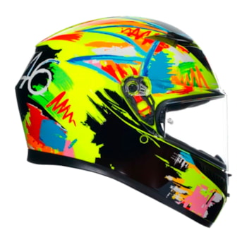 Capacete AGV K3 Rossi Winter Test 2019 Replica