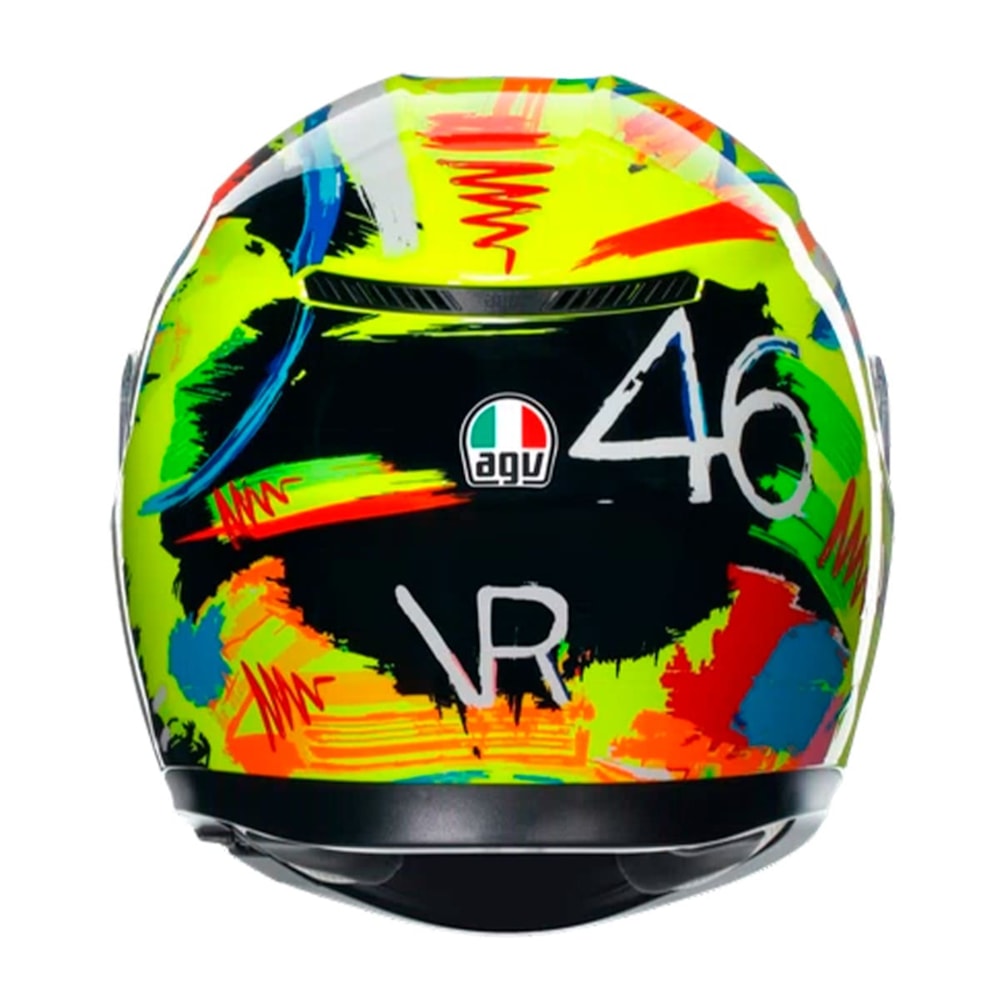 Capacete AGV K3 Rossi Winter Test 2019 Replica