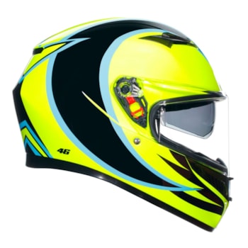 Capacete AGV K3 Rossi Wt Phillip Island 2005 Replica