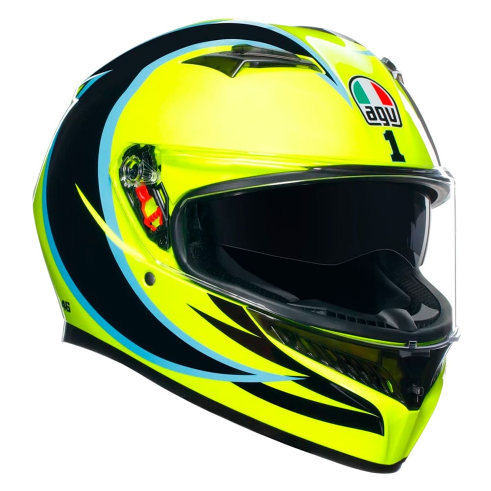 Capacete AGV K3 Rossi Wt Phillip Island 2005 Replica