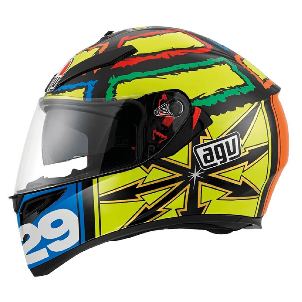 agv k3 2013 Helmet - Rossi Winter Test 2018 face road helmet ensures maximum safety Yamaha YZF-R125 Track Bike: Review: