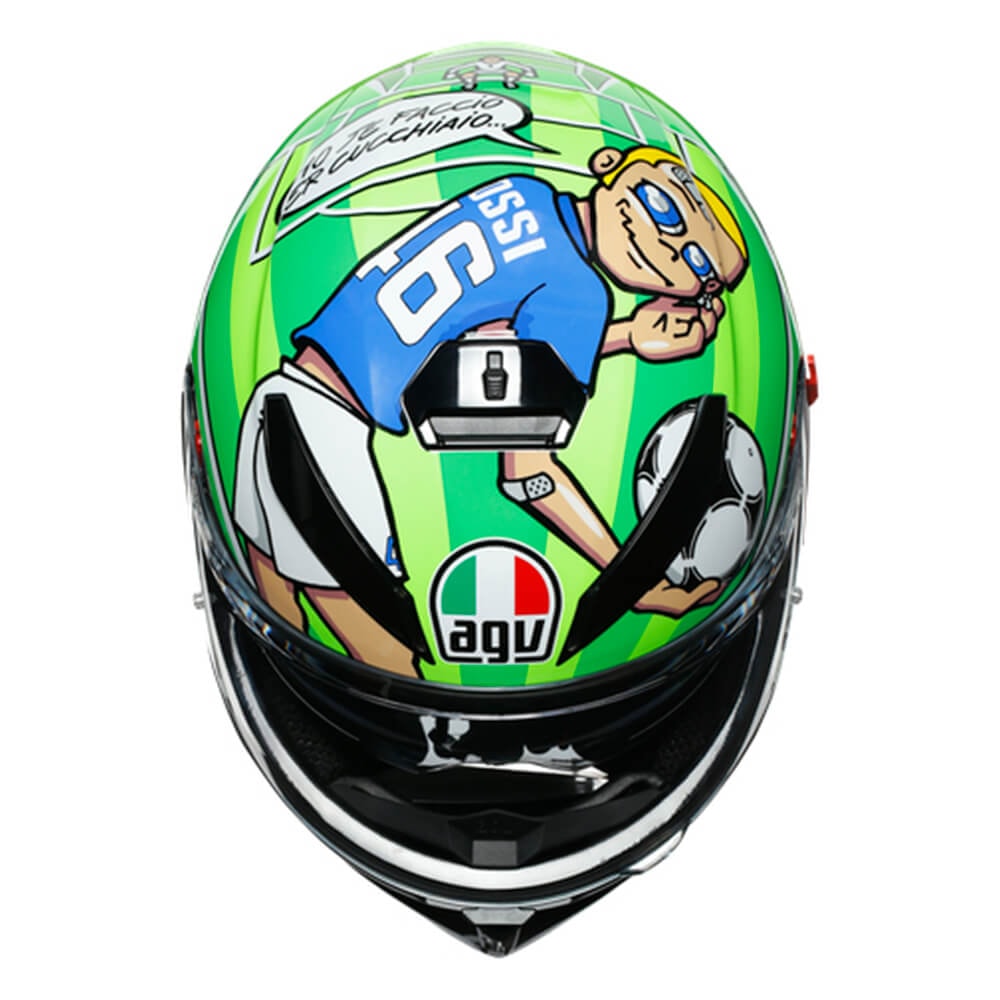 Capacete AGV K3 SV Rossi Mugello 2017 Replica