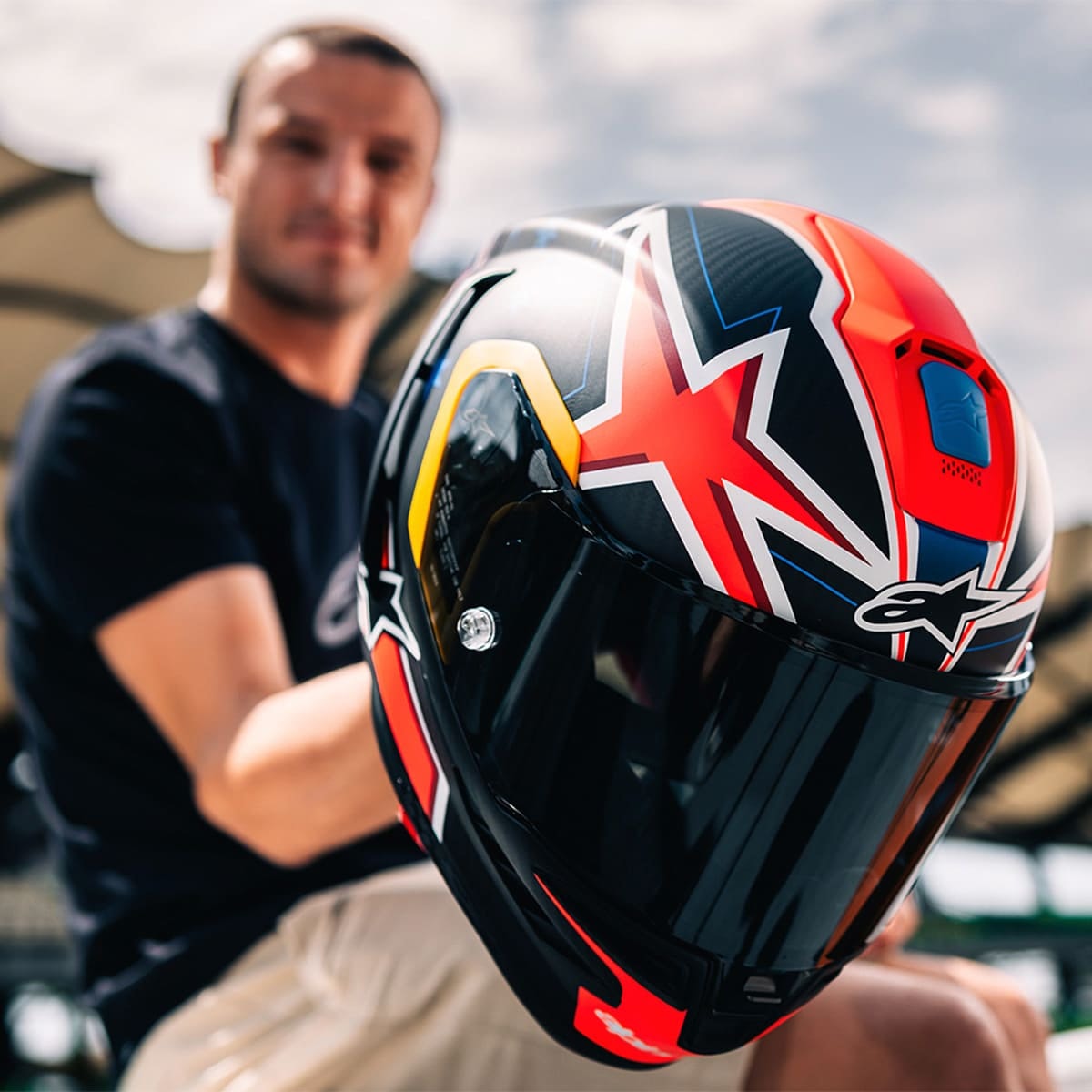 Bernhard Willhelm 2010S/Sアーカイブ　レギンス Capacete Alpinestars SR10 Jack Miller - Sacramento