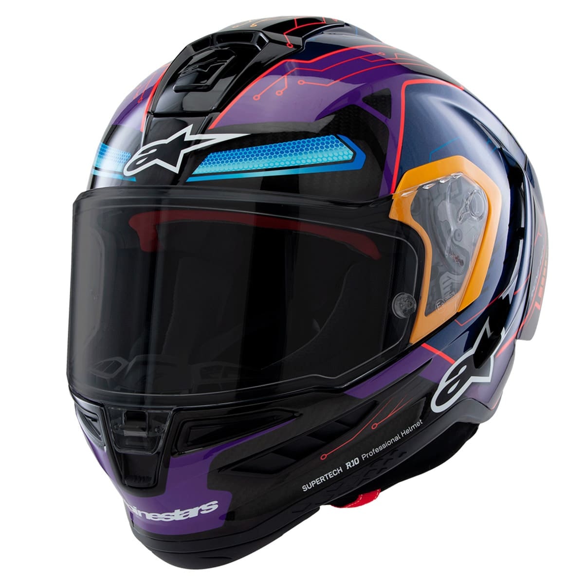 Alpinestars SR10 フルフェイスヘルメット Capacete Alpinestars SR10 Martinator - Sacramento
