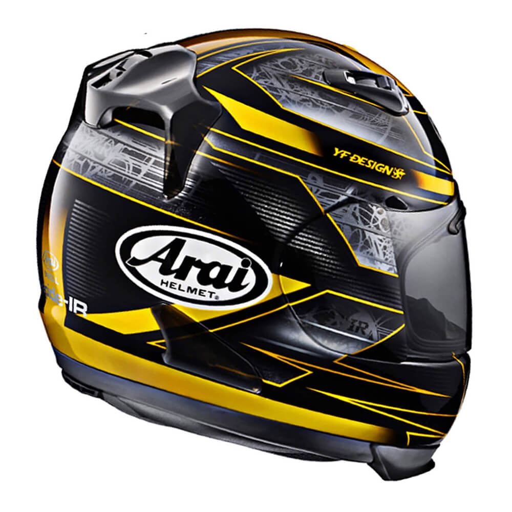 Capacete Arai Axces 2 Chronus Amaralo