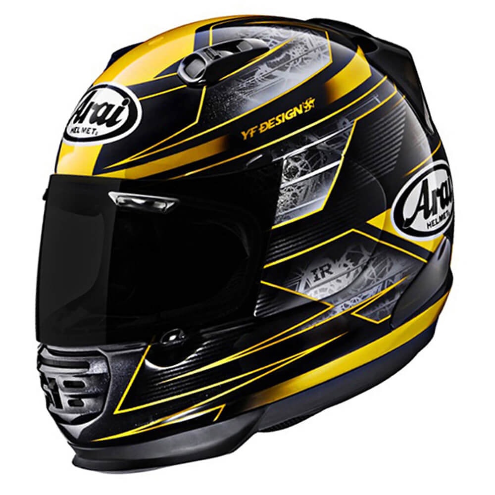 Capacete Arai Axces 2 Chronus Amaralo