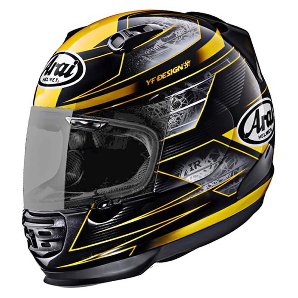 Capacete Arai Axces 2 Chronus Amaralo