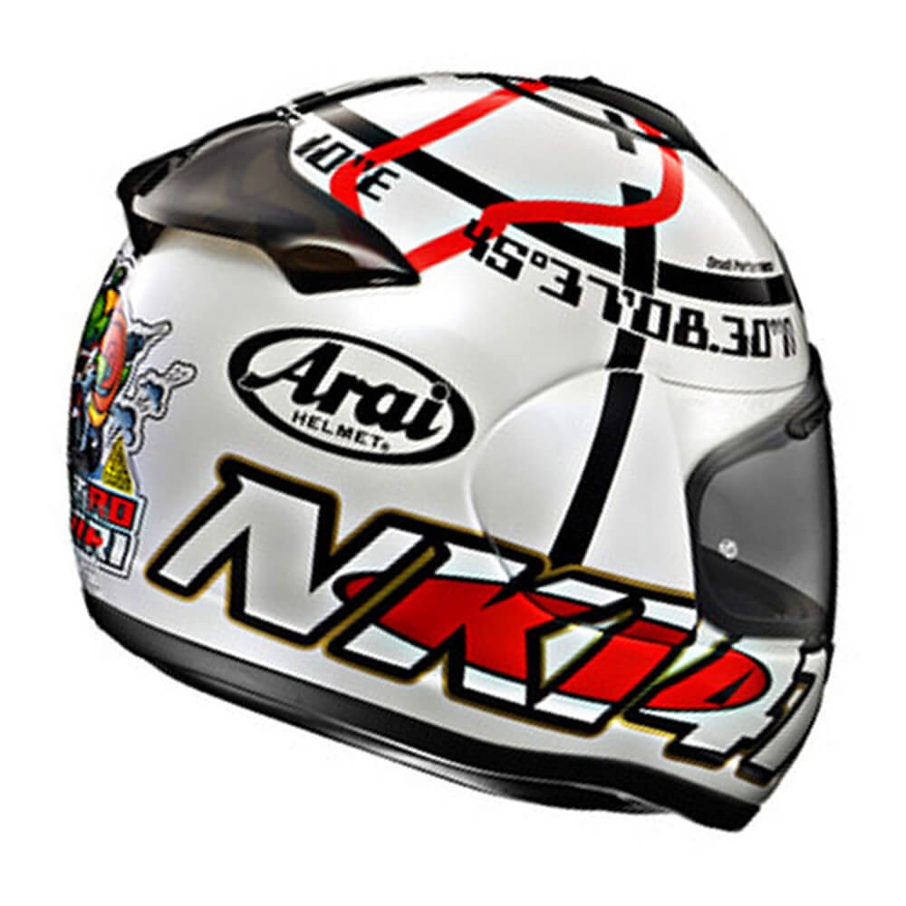 Capacete Arai Axces 2 Haga Monza