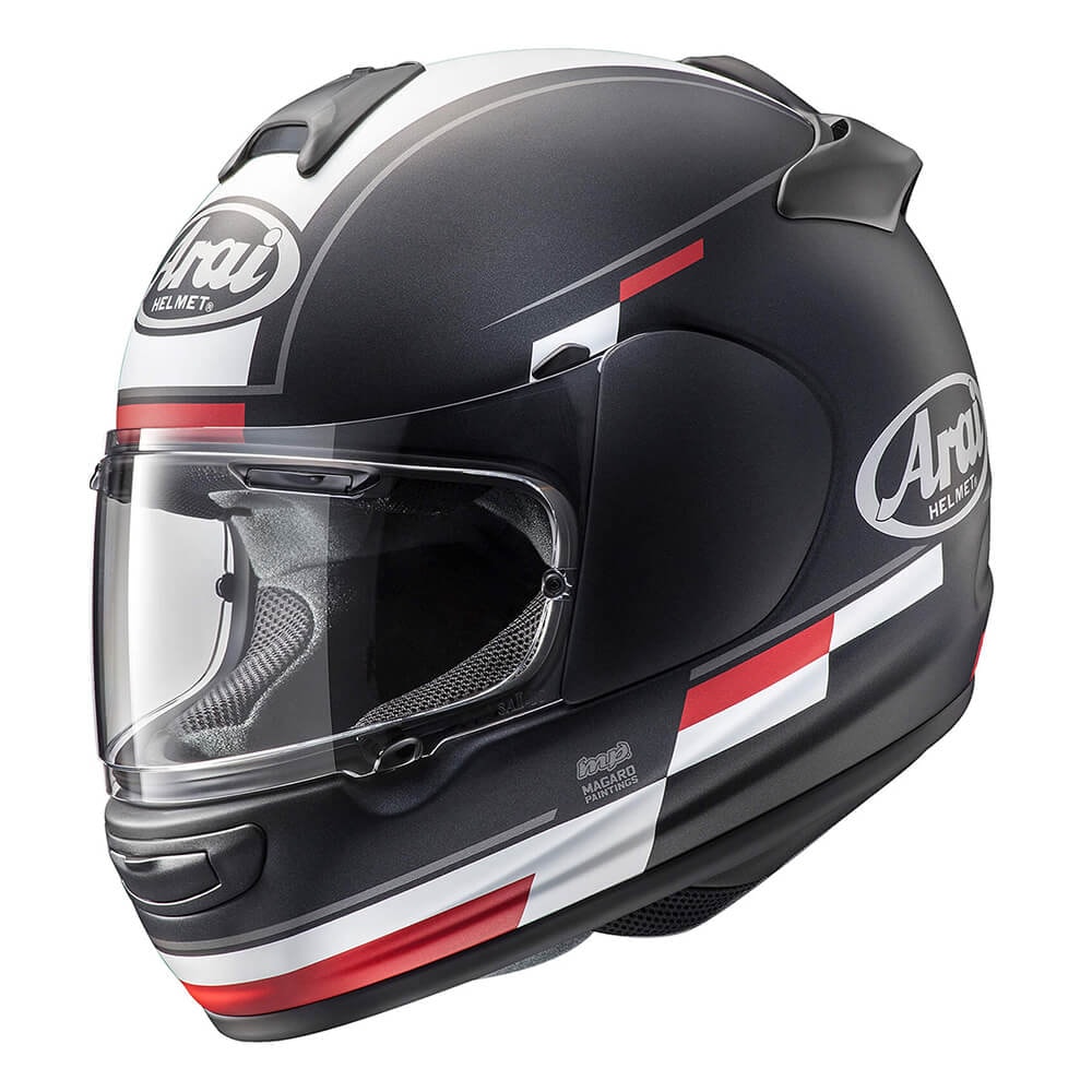 Capacete Arai Axces 3 Blaze Preto/Branco