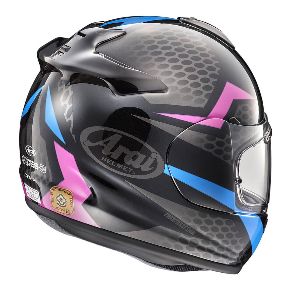 Capacete Arai Axces 3 Keen Rosa - Sacramento