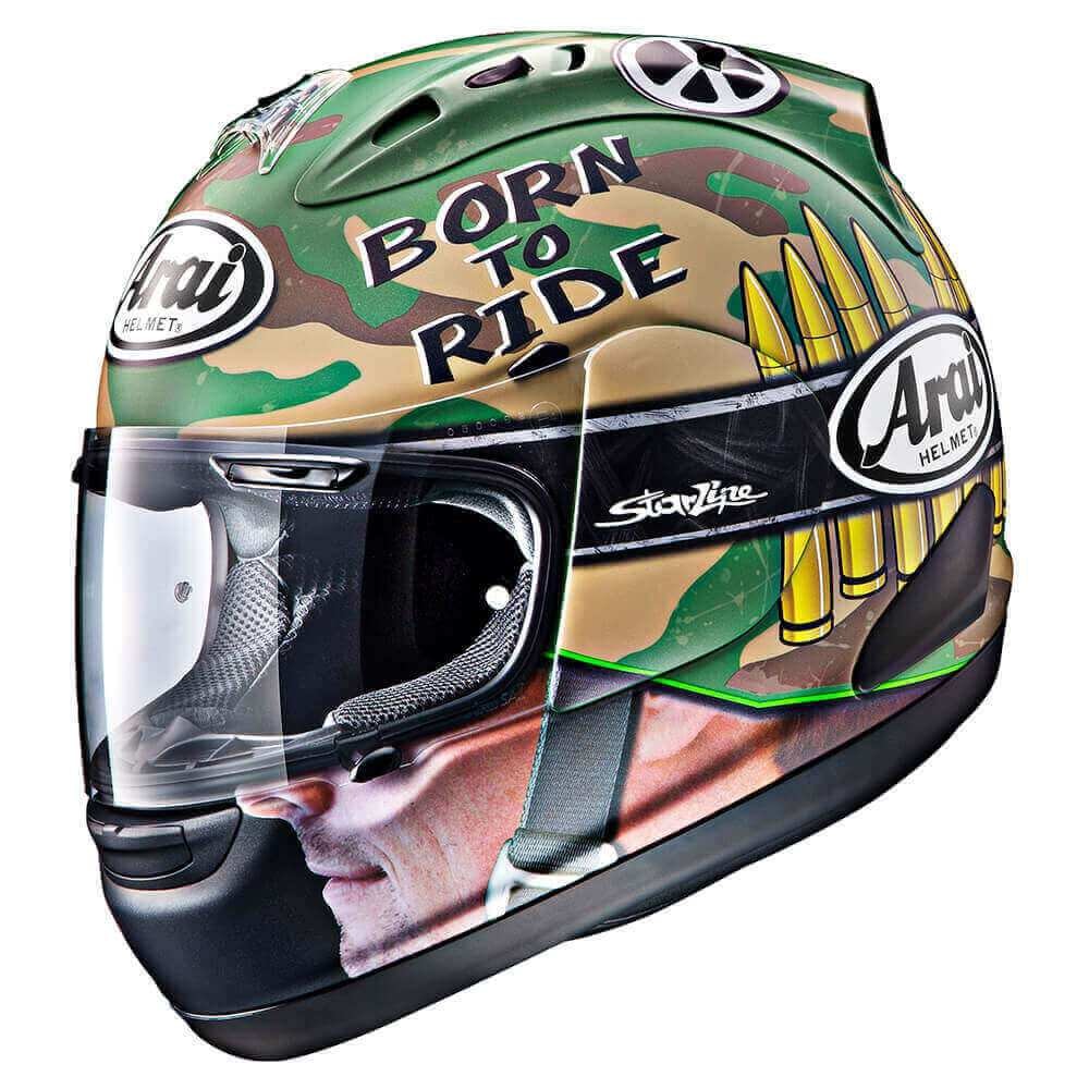 Capacete Arai RX-7GP Hayden War - Sacramento