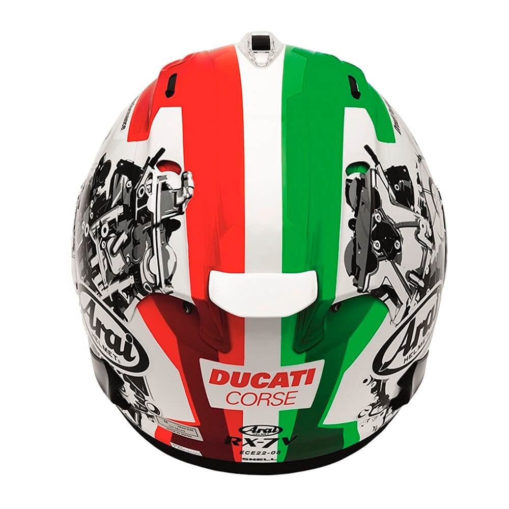 Capacete Arai RX-7V Ducati Corse V2 - Sacramento