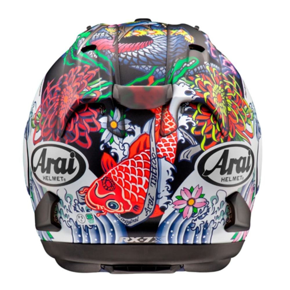 Capacete Arai RX7-V Evo Oriental Flat Black