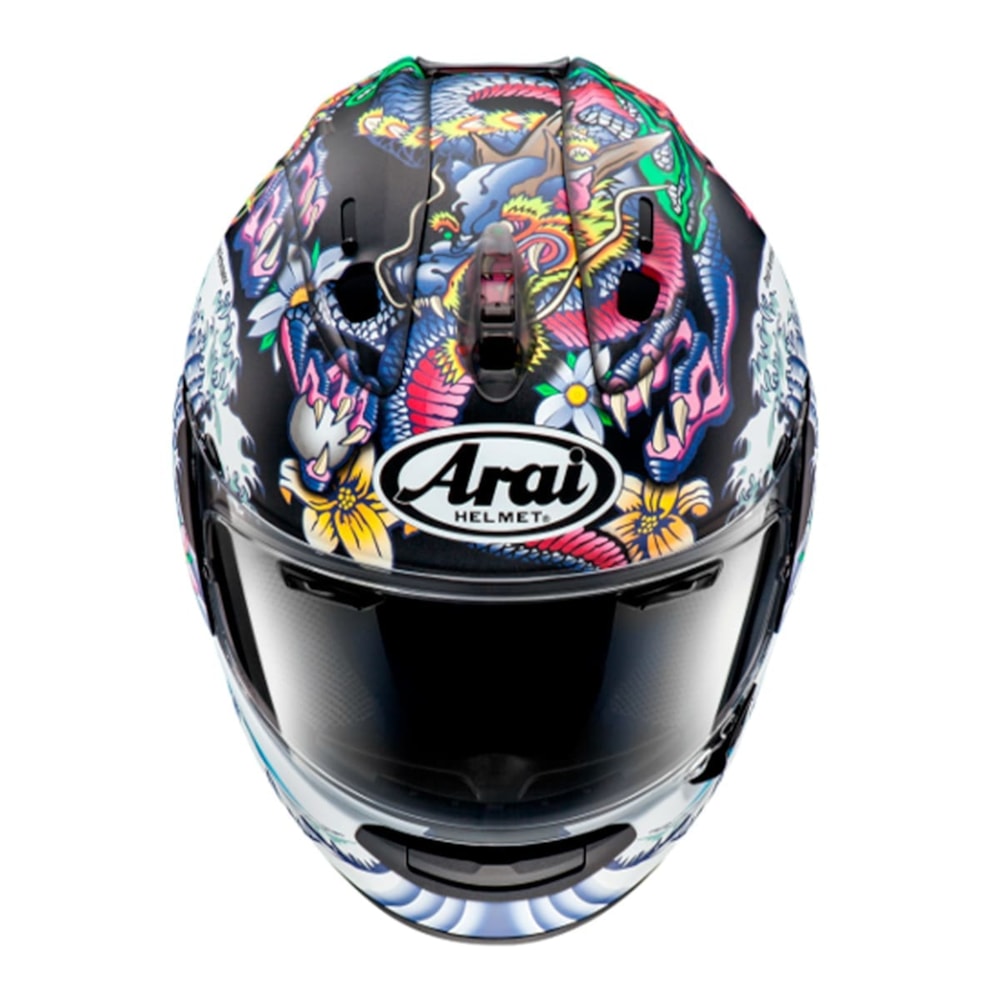 Capacete Arai RX7-V Evo Oriental Flat Black