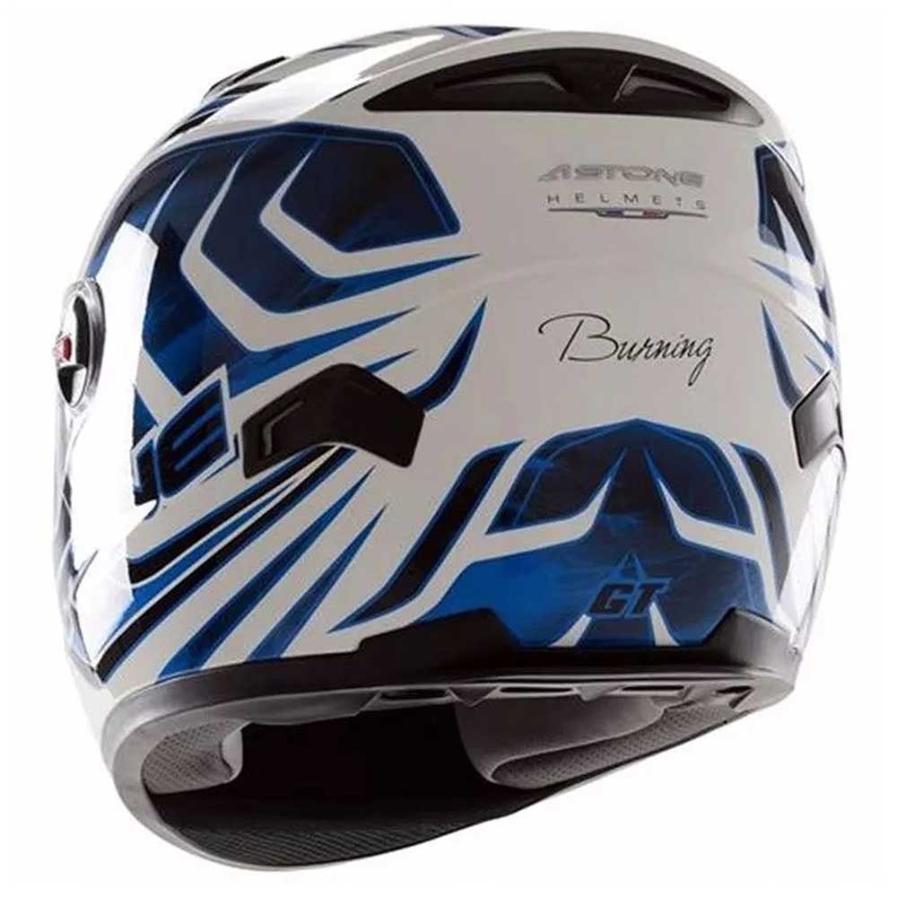 Capacete Astone GT Burning Azul