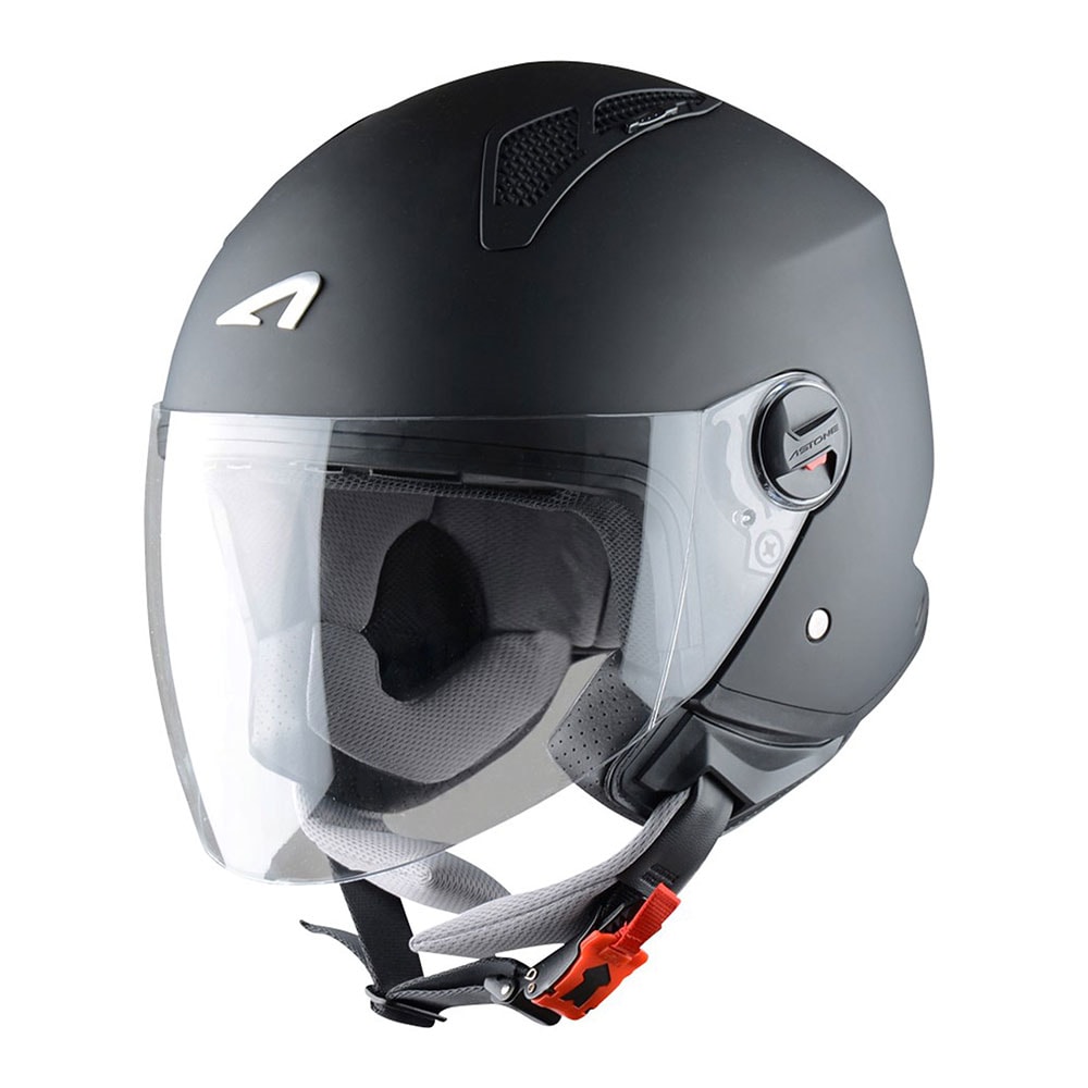 Capacete Astone Minijet Blk Matt