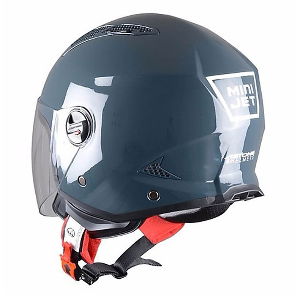 Capacete Astone Minijet S Dark Grey